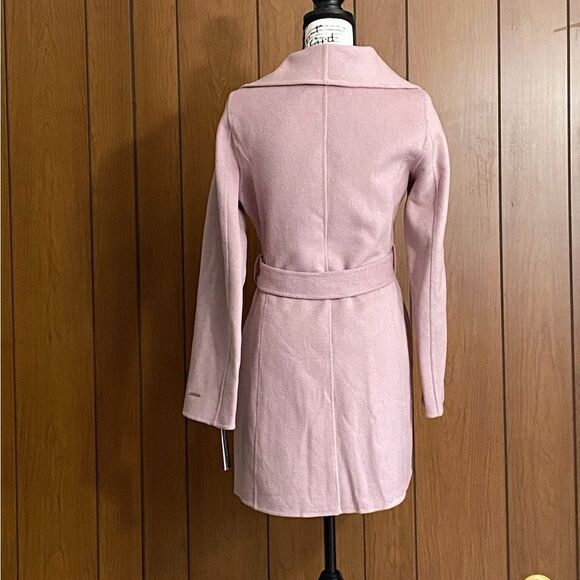 Tahari double face lightweight wool wrap coat size S - Picture 5 of 10